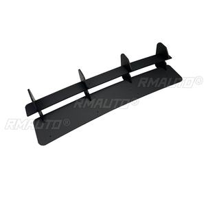 2 pièces Aileron latéral de fenêtre arrière noir brillant pour Volkswagen Golf 7 MK7 Variant Wagen 2014-2017 Accessoires de voiture - Product Image 3