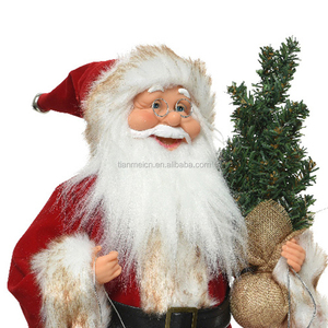 Sacchi <span class=keywords><strong>di</strong></span> Stoffa <span class=keywords><strong>di</strong></span> Lusso da 60cm per Babbo <span class=keywords><strong>Natale</strong></span>, Decorazioni per <span class=keywords><strong>Albero</strong></span> <span class=keywords><strong>di</strong></span> <span class=keywords><strong>Natale</strong></span>, Forniture per Feste Natalizie, Vendita all'Ingrosso, Ecologico - Product Image 4