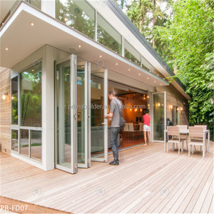 <span class=keywords><strong>Porte</strong></span> en aluminium <span class=keywords><strong>coulissante</strong></span> d'angle <span class=keywords><strong>avec</strong></span> le <span class=keywords><strong>rail</strong></span> de 90 degrés et la transition sans couture - Product Image 2