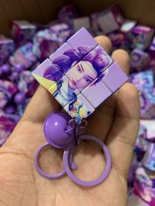 Llavero Mini Cubo <span class=keywords><strong>de</strong></span> Demon Hunters & <span class=keywords><strong>Saga</strong></span> <span class=keywords><strong>de</strong></span> K-POP, 3.5cm, Acrílico, Colgante <span class=keywords><strong>de</strong></span> Estilo <span class=keywords><strong>Anime</strong></span> - Product Image 4