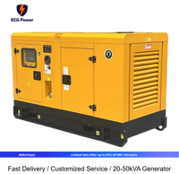 ECG POWER Ultra-Leiser, Langlebiger, Hochwertiger Cumminss Weichai Power 15KVA 20KW 30KW 50KVA Intelligenter Geräuscharmer Dieselgenerator