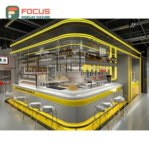 Modern Coffee Display Rack Bean Bag <b>Shelf</b> Walnut Finish Store Product Display Rack - Product Image 2