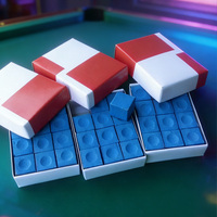 Craie pour queue de billard 9 pièces/boîte Fabriquée à la main en Finlande