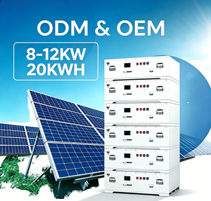 Solar Stackable Lithium Iron Phosphate <b>Batteries</b> <b>48V</b>/51.2V 200Ah IP65 CAN 20-60KWh Home Energy Storage System - Product Image 1