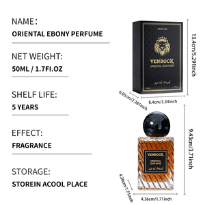 <span class=keywords><strong>Parfum</strong></span> Venrock OEM ODM pour homme, Oriental Oud Noir EDP, concentration 15%, longue tenue, boisé, bois <span class=keywords><strong>d</strong></span>'agar, spray, coffret cadeau, fragrance - Product Image 6