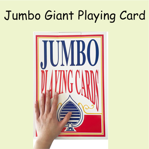 Cartes à jouer géantes - 10,5 x 14,5 pouces - Jeu complet de cartes de <span class=keywords><strong>poker</strong></span> géantes pour décorations de fête de casino - Jeu de cartes géant - Product Image 3