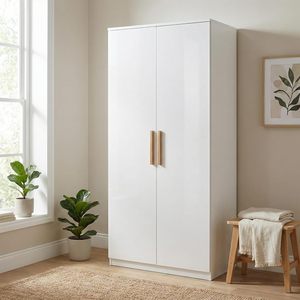 Ensemble de meubles de <span class=keywords><strong>chambre</strong></span> <span class=keywords><strong>à</strong></span> <span class=keywords><strong>coucher</strong></span>, armoire <span class=keywords><strong>à</strong></span> 2 portes <span class=keywords><strong>pour</strong></span> <span class=keywords><strong>chambre</strong></span> <span class=keywords><strong>à</strong></span> <span class=keywords><strong>coucher</strong></span> avec commode <span class=keywords><strong>à</strong></span> 3 tiroirs, table de chevet, ensemble de 3 pièces <span class=keywords><strong>pour</strong></span> <span class=keywords><strong>chambre</strong></span> <span class=keywords><strong>à</strong></span> <span class=keywords><strong>coucher</strong></span>, blanc - Product Image 4