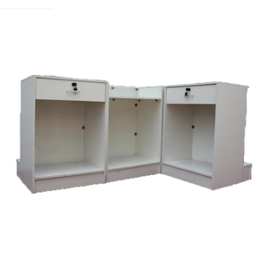 وجبة خفيفة خشبية حديثة في السوبر ماركت والمتاجر الصيدلية متجر الأم والطفل طاولة الخروج الزاوية الصغيرة - Product Image 3