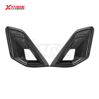 Kit de garnitures de conduits d'air avant et de prises d'air latérales de pare-chocs en fibre de carbone sèche XTREME pour BMW G05 X5 40iX 50eX M60iX M60i 2023-2026