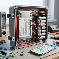 Système de gestion de batterie intelligent (BMS) 3S 4S 12V 150A 200A avec équilibrage de courant 120mA, RS485 CAN pour batteries Li-Ion et batteries de puissance