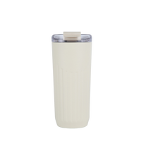 Mug de voyage isotherme en acier inoxydable de haute qualité pour cadeau, 600 ml, double paroi, anti-fuite, sans BPA, avec couvercle