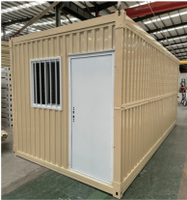 Maison conteneur pliable contemporaine à montage rapide |   Maisonnette préfabriquée de 20 pieds pour bureau de chantier et camp de travail