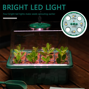 <span class=keywords><strong>Vendita</strong></span> di fabbrica tenda per coltivazione di verdure Kit completo 4 <span class=keywords><strong>piante</strong></span> Kit per coltivazione di erbe da interno magico con vassoio per la germinazione delle <span class=keywords><strong>piante</strong></span> - Product Image 6