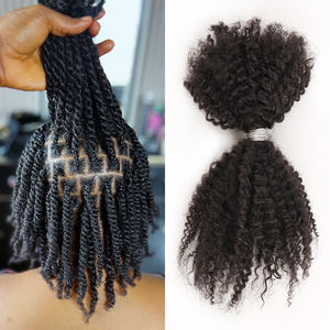 Extensiones de Cabello Humano Brasileño <span class=keywords><strong>Crespo</strong></span> 4c para Trenzas - Product Image 1