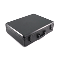 Flight-case en aluminium dur personnalisé pour équipement de transformateur, mallette de transport d'outils en aluminium avec mousse