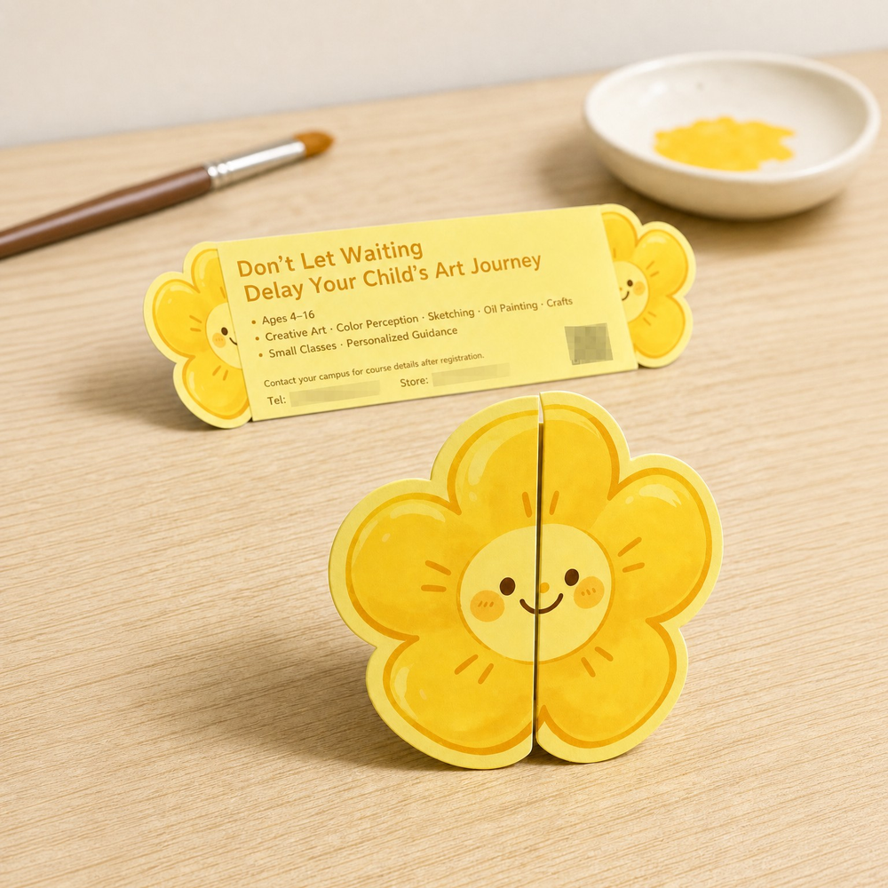 Flower Die-cut Card