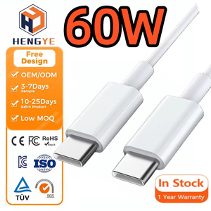 <span class=keywords><strong>สาย</strong></span>เคเบิล Tipo C carga rapida 60W TPE Type C TO C <span class=keywords><strong>สาย</strong></span>ข้อมูล USB 3A 20V แกนทองแดงบริสุทธิ์1ม. <span class=keywords><strong>1.5</strong></span>ม. 2ม. สำหรับสมาร์ทโฟนอุปกรณ์ USB - Product Image 1