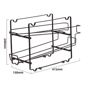Distributeur de canette debout, panier de rangement empilable pour boissons boissons boissons boissons Pop Soda avec poignées - Product Image 2