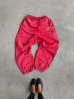 Ensemble streetwear vintage pour homme : sweat à capuche court personnalisé et pantalon de survêtement rose délavé coupe ample et oversize – Fabricant de vêtements