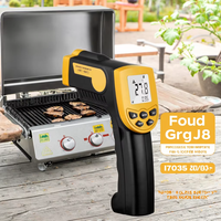 Thermomètre numérique infrarouge de poche personnalisable OEM ODM pour viande de barbecue SWD-126 avec écran LCD, résolution 0,1°C, ABS, IP64, sonde de 1,5 m