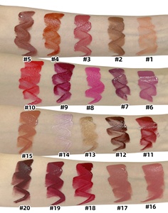 Vente en gros de <span class=keywords><strong>rouge</strong></span> à lèvres liquide mat cosmétiques marque privée étanche végétalien sans cruauté aux animaux 20 couleurs <span class=keywords><strong>rouge</strong></span> à lèvres velours métallique - Product Image 3