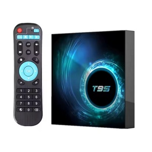 Android 10.0 T95 TV Box 4K HD 4GB RAM 32GB Reproductor Multimedia HD con Soporte BT, WiFi 2.4G, Enchufe EU para Android Smart TV - Product Image 1