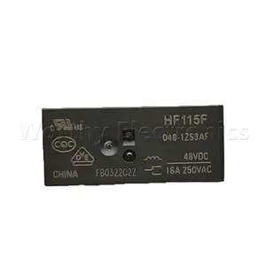 Elektronik bileşen elektromanyetik röle 48V/110VDC 16A 8PIN DIP HF115F/048-1ZS3AF röle modülü