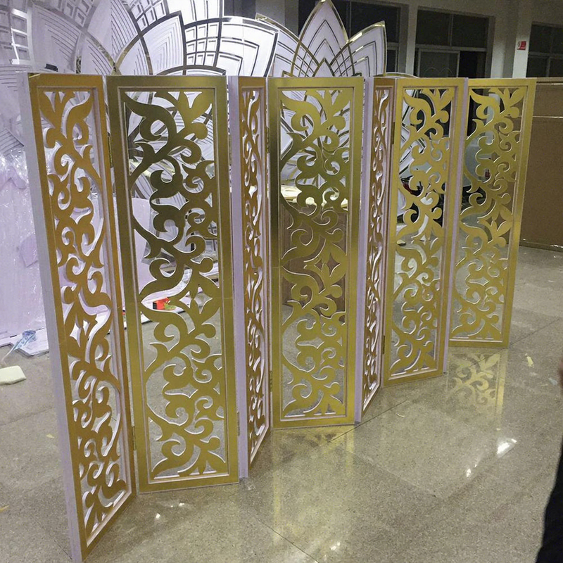 Modern Luxurious Floral PVC Backdrop Romantic