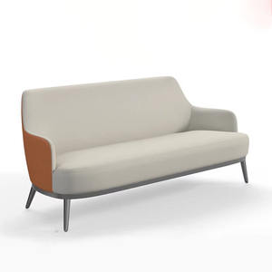 आधुनिक लकड़ी के मॉड्यूलर घुमावदार क्रीम अनुभागीय सोफा सेट-विरोधी खरोंच और वाणिज्यिक स्थानों के लिए पानी प्रतिरोधी - Product Image 2