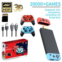 Konsol Game Genggam M66 Nirkabel Mendukung Koneksi TV Permainan Platform PSP/PS2 30+ Emulator Desain Dapat Disesuaikan 3D Besar