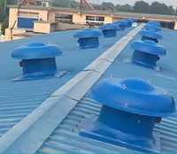 Ventilateur d'extraction axial anti-corrosion à grand débit d'air pour toit en forme de champignon, étanche, pour usine, ferme, entrepôt, refroidissement et extraction d'air