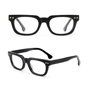 Wholesale Clear Myopia Eyewear Eyeglasses Eye Glass Frames Eyeglasses Transparent Acetate Glasses