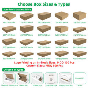 Échantillon Gratuit Boîtes Postales Personnalisées Biodégradables d'Expédition et d'Emballage Écologiques pour Cadeaux avec Logo - Product Image 6