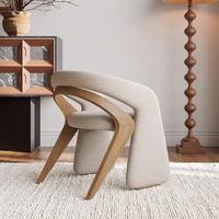 Silla Individual de Estilo Europeo Minimalista, Silla de Comedor con Respaldo de Diseño para Casa de Té, Boutique, Apta para Sala de Estar/Dormitorio Principal