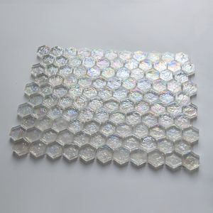 Mosaïque de sol en verre transparent <span class=keywords><strong>turquoise</strong></span> pour piscine, crédence de piscine <span class=keywords><strong>bleu</strong></span> aqua, mosaïque de verre fondu pour piscine - Product Image 4