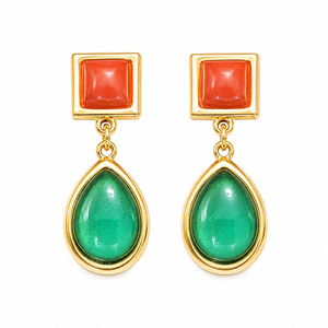 Orecchini a Goccia per Donne, Stile Vintage Elegante, Accessori per Orecchie da Indossare Quotidianamente - Product Image 1