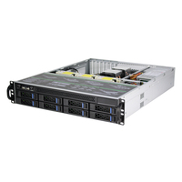 S256-08 Châssis de serveur rackable 2U avec 8 baies de disques durs remplaçables à chaud, boîtier de stockage 19 pouces avec backplane SATA 6 Gbit/s