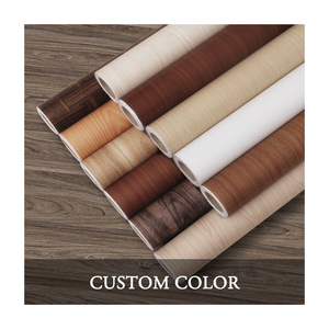 Feuille de Membrane de Pvc antiadhésive arrière Film de meubles en PVC décoratif à Grain de bois classique - Product Image 3