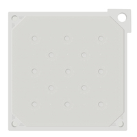Plaque de filtre à angle d'alimentation pour filtre presse