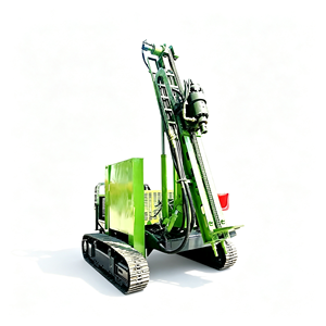 Pileur de pieux à vis sur chenilles professionnel de <span class=keywords><strong>156</strong></span> kW avec tête rotative hydraulique pour l'installation de systèmes de montage au sol solaires - Product Image 5