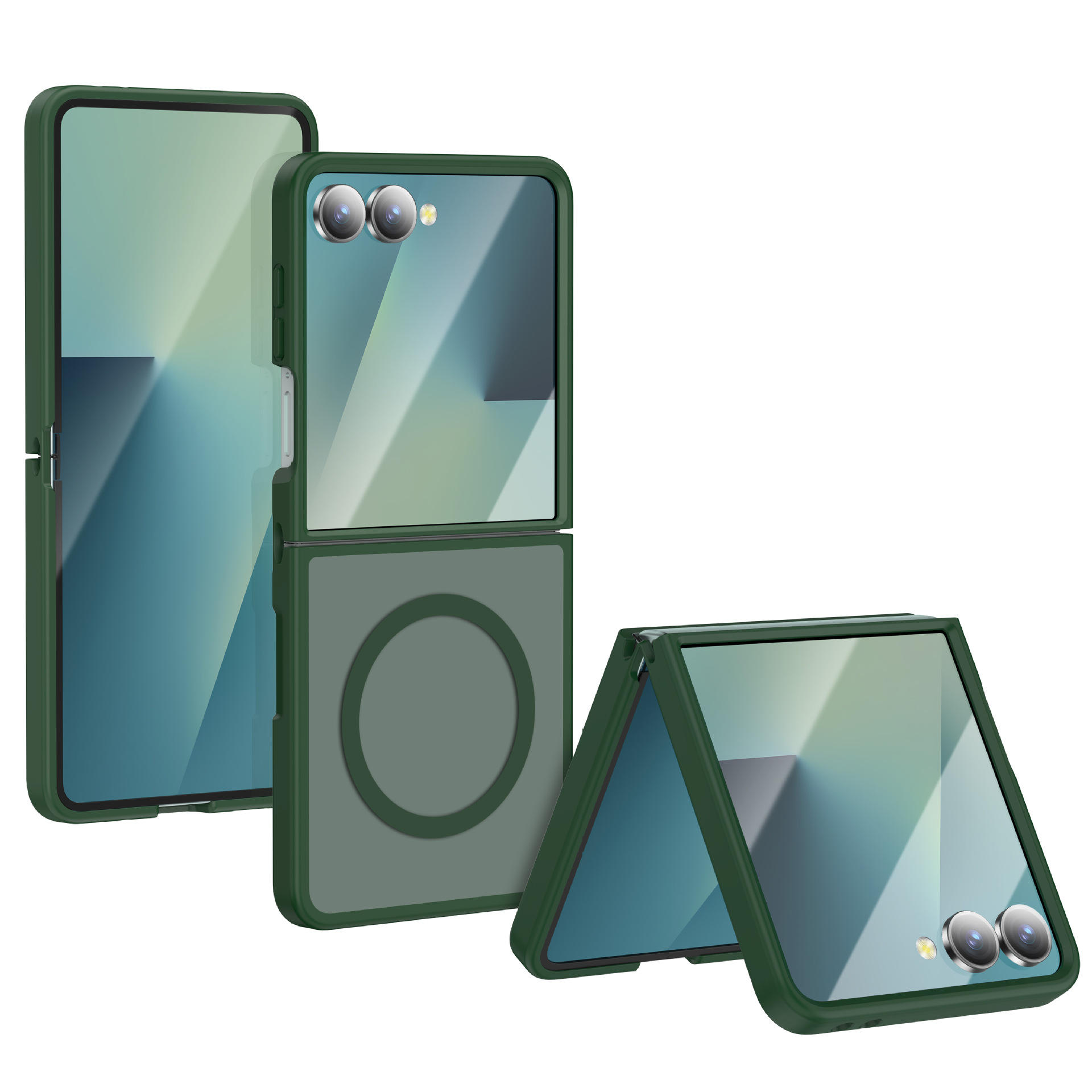 สีเขียว