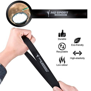 NQ SPORTS Fasce <span class=keywords><strong>di</strong></span> Resistenza Nere Spesse e Robuste per Esercizi Yoga e <span class=keywords><strong>Allenamento</strong></span>, Bande Elastiche per <span class=keywords><strong>Allenamento</strong></span> 2080*6.4*4.5mm - Product Image 3