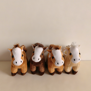 Portachiavi Peluche a Forma di Animale, Giocattoli Kawaii all'Ingrosso, Mini Asino e Cavallo Imbottiti - Product Image 6