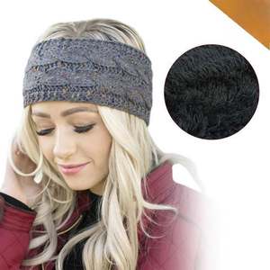 Factory Fashion Colorful Dots Knitting Turban Women Winter Warm Elastic Cable Knitted <strong>Headband</strong> - Product Image 5
