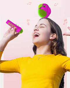 Tiện ích mới Vẹt di động Bluetooth Mini âm nhạc hộp karaoke mic Micro không dây loa mới lạ quà tặng giáng sinh cho bé - Product Image 3