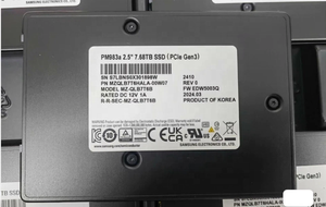 MZQLB7T6HALA-00W07 Unidad SSD Interna para Escritorio PM983A 7.68TB PCIe NVMe TLC 2.5" Nueva de Alto Rendimiento 7.68TB de Almacenamiento para <span class=keywords><strong>Robus</strong></span> - Product Image 5