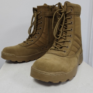 TSB09 Mens <b>Hiking</b> <b>Boots</b> High Top Tactical <b>Boots</b> Light Weight Breathable Non-slip Outdoor Work <b>Boots</b> for All Seasons - Product Image 1