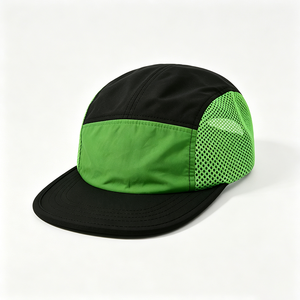 Gorra de Lona de 5 Paneles para Hombre, Dos Tonos, Secado Rápido, Transpirable, Ligera, para Correr, Ciclismo, Senderismo, Deporte al Aire Libre, con Logotipo Personalizado - Product Image 4