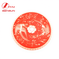 Sous-verres ronds en PVC personnalisés par sublimation, motif mignon, pour boissons, vente en gros