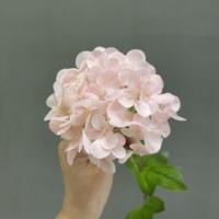 HGA Factory Direct Fleurs artificielles en latex à toucher réel, Hortensia vert, pour la décoration de réceptions de mariage, de dîners et de fêtes